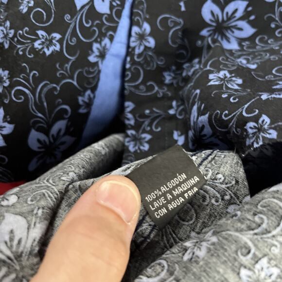 Ace of Diamonds Shirt Mens 3XL Black Blue Pearl Snap Western Retro Cowboy *read - Picture 4 of 12